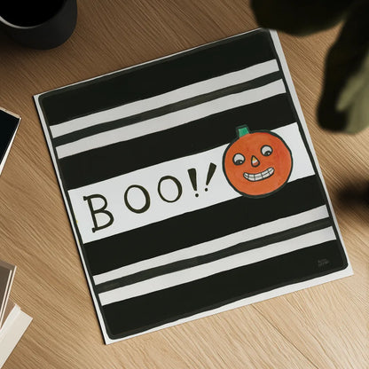 Boo by Melissa Averinos. Shown as a detailed flat fine art print, highlighting archival giclee quality. Available as an archival giclee rolled canvas, fine art paper, or poster print. SKU 57876a.