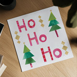 Christmas Collage I by Melissa Averinos. Shown as a detailed flat fine art print, highlighting archival giclee quality. Available as an archival giclee rolled canvas, fine art paper, or poster print. SKU 33135a.