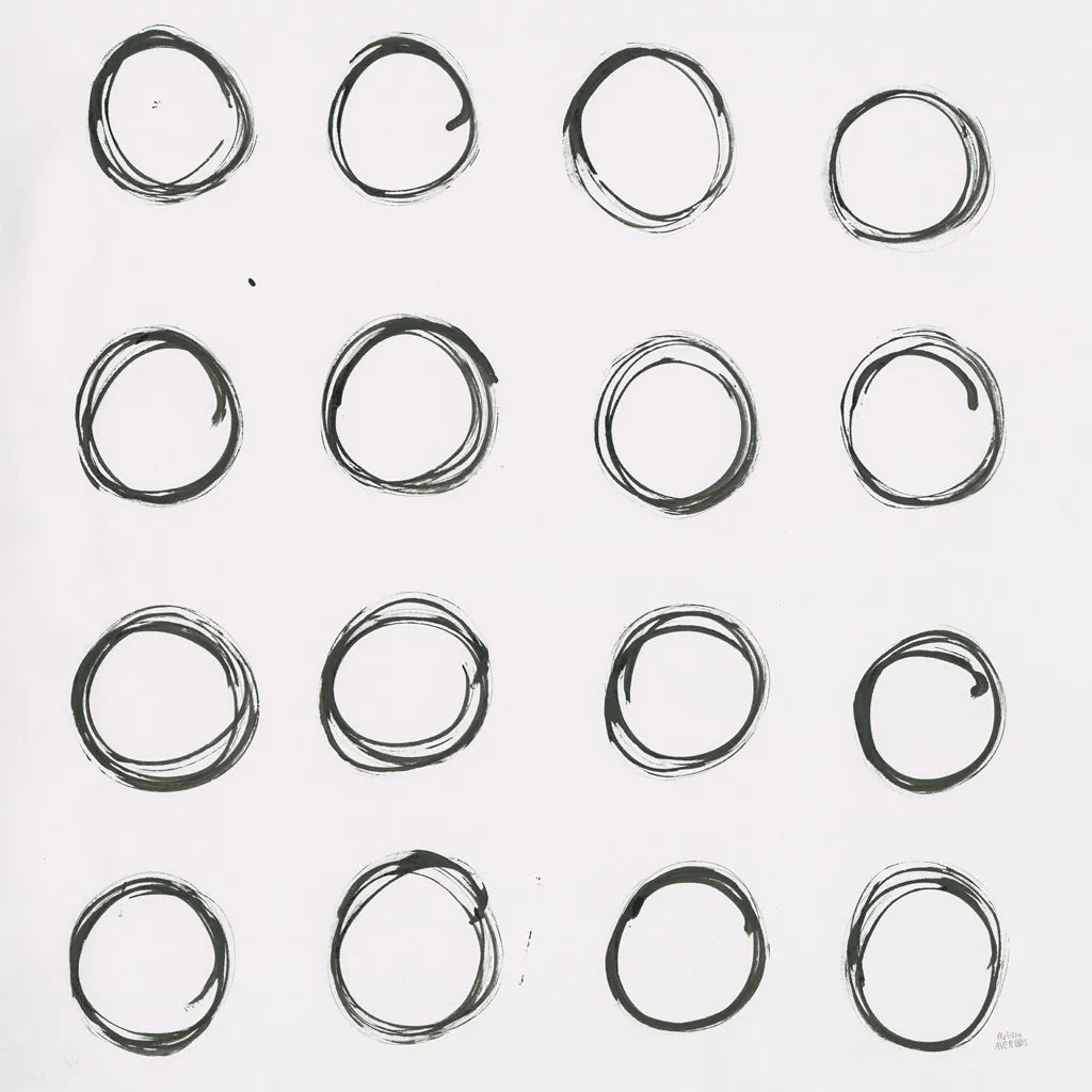 Circle Element 3 by Melissa Averinos. SKU 28960a. Archival Giclee Fine art print for wall decor.