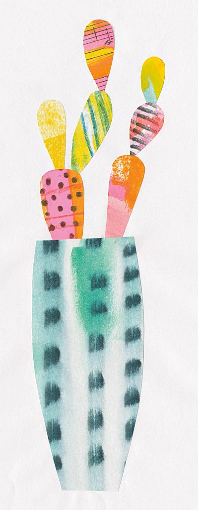 Collage Cactus I by Melissa Averinos
