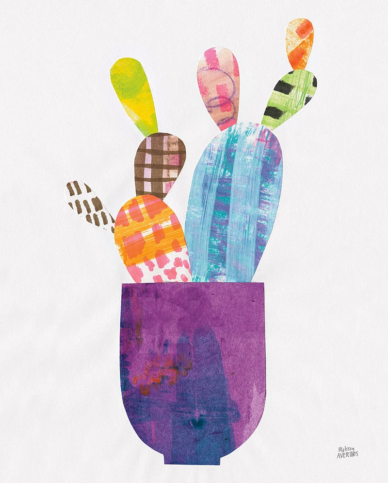 Collage Cactus III by Melissa Averinos