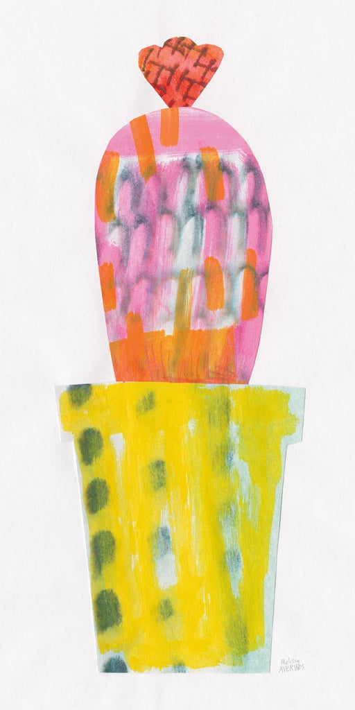 Collage Cactus V by Melissa Averinos