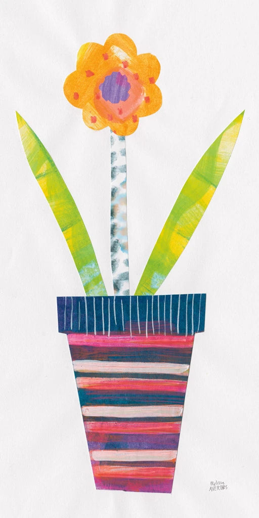 Collage Flower II by Melissa Averinos