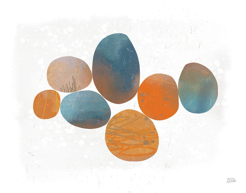 Collage Stones by Melissa Averinos