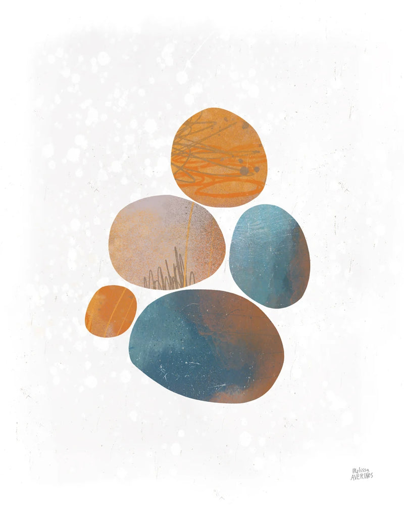 Collage Stones II by Melissa Averinos