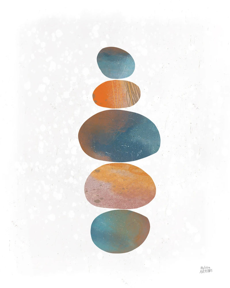 Collage Stones III by Melissa Averinos