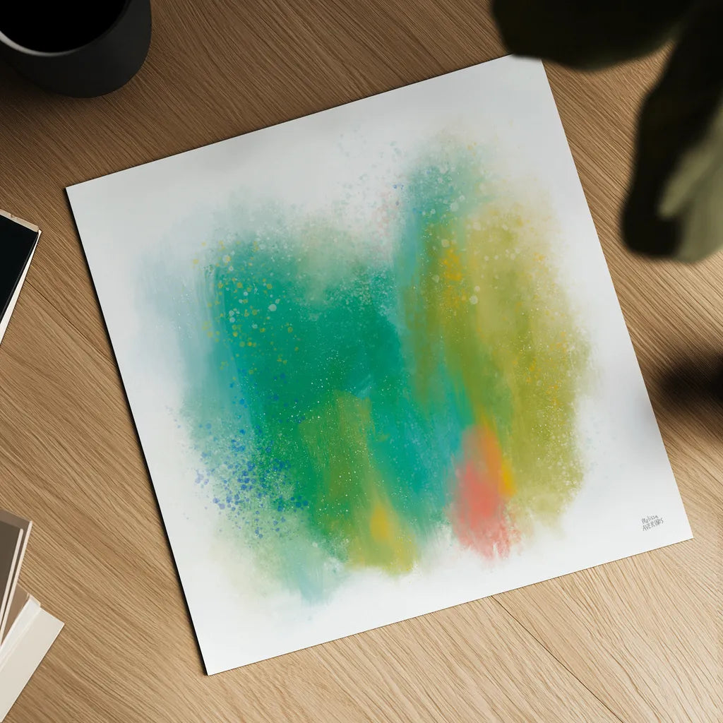 Color Full by Melissa Averinos. Shown as a detailed flat fine art print, highlighting archival giclee quality. Available as an archival giclee rolled canvas, fine art paper, or poster print. SKU 64435a.