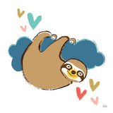 Colorful Sloth II by Melissa Averinos. SKU 56790a. Archival Giclee Fine art print for wall decor.