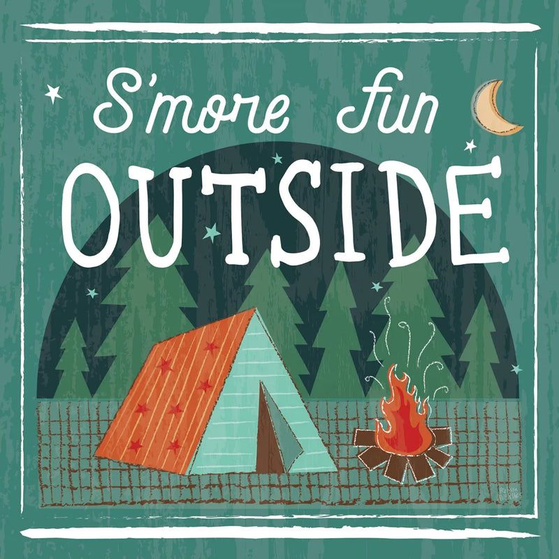 Comfy Camping III by Melissa Averinos. SKU 59739a. Archival Giclee Fine art print for wall decor.