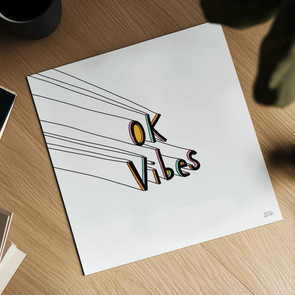 Cool Saying I by Melissa Averinos. Shown as a detailed flat fine art print, highlighting archival giclee quality. Available as an archival giclee rolled canvas, fine art paper, or poster print. SKU 59170a.