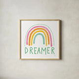 Dreamer by Melissa Averinos. Shown in a natural wood glass frame for a timeless modern aesthetic. Available as an archival giclee rolled canvas, fine art paper, or poster print. SKU 59980a.