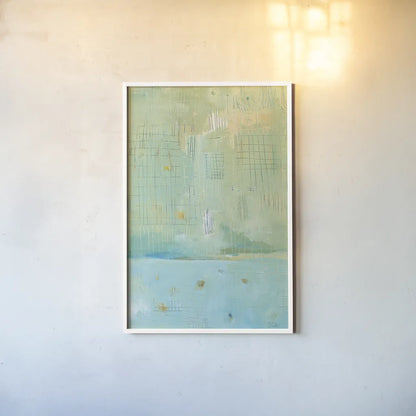 Dreaming of the Shore II Crop by Melissa Averinos. shown as a paper print in a white frame. Available as a archival giclee rolled canvas, fine art paper, or poster print. SKU 30681h.