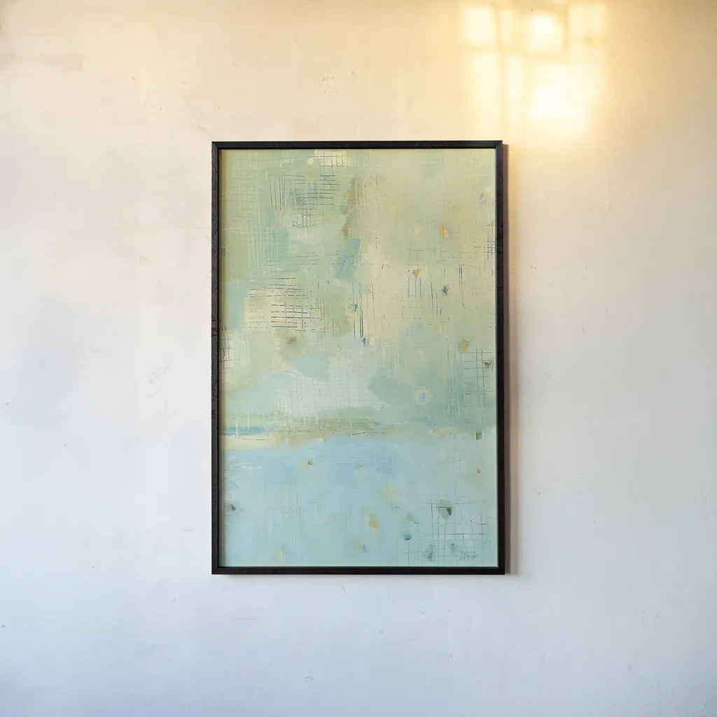 Dreaming of the Shore III Crop by Melissa Averinos. shown as a paper print in a black flame. Available as a archival giclee rolled canvas, fine art paper, or poster print. SKU 30682h.