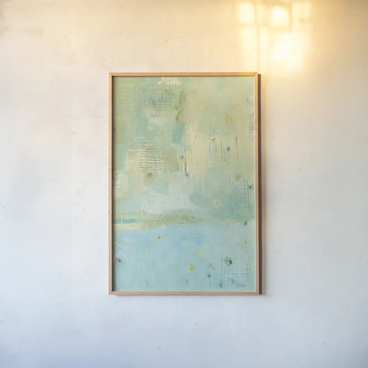 Dreaming of the Shore III Crop by Melissa Averinos. shown as a paper print in a natural frame. Available as a archival giclee rolled canvas, fine art paper, or poster print. SKU 30682h.