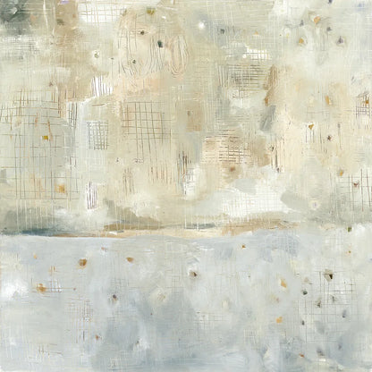 Dreaming of the Shore Neutral by Melissa Averinos. SKU 28915a. Archival Giclee Fine art print for wall decor.