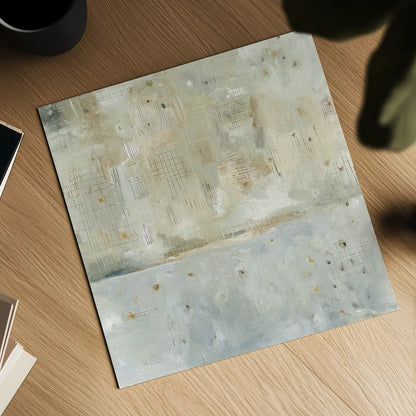 Dreaming of the Shore Neutral by Melissa Averinos. Shown as a detailed flat fine art print, highlighting archival giclee quality. Available as an archival giclee rolled canvas, fine art paper, or poster print. SKU 28915a.