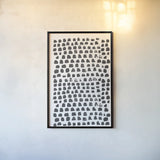 Drops of Kindness by Melissa Averinos. shown as a paper print in a black flame. Available as a archival giclee rolled canvas, fine art paper, or poster print. SKU 80687h.