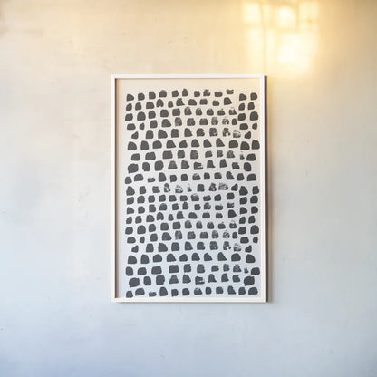 Drops of Kindness by Melissa Averinos. shown as a paper print in a white frame. Available as a archival giclee rolled canvas, fine art paper, or poster print. SKU 80687h.