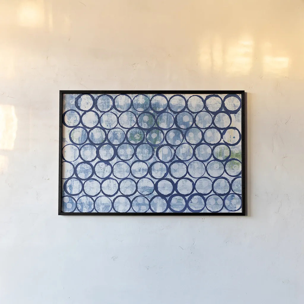 Eclipse I by Melissa Averinos. shown as a paper print in a black flame. Available as a archival giclee rolled canvas, fine art paper, or poster print. SKU 29237i.