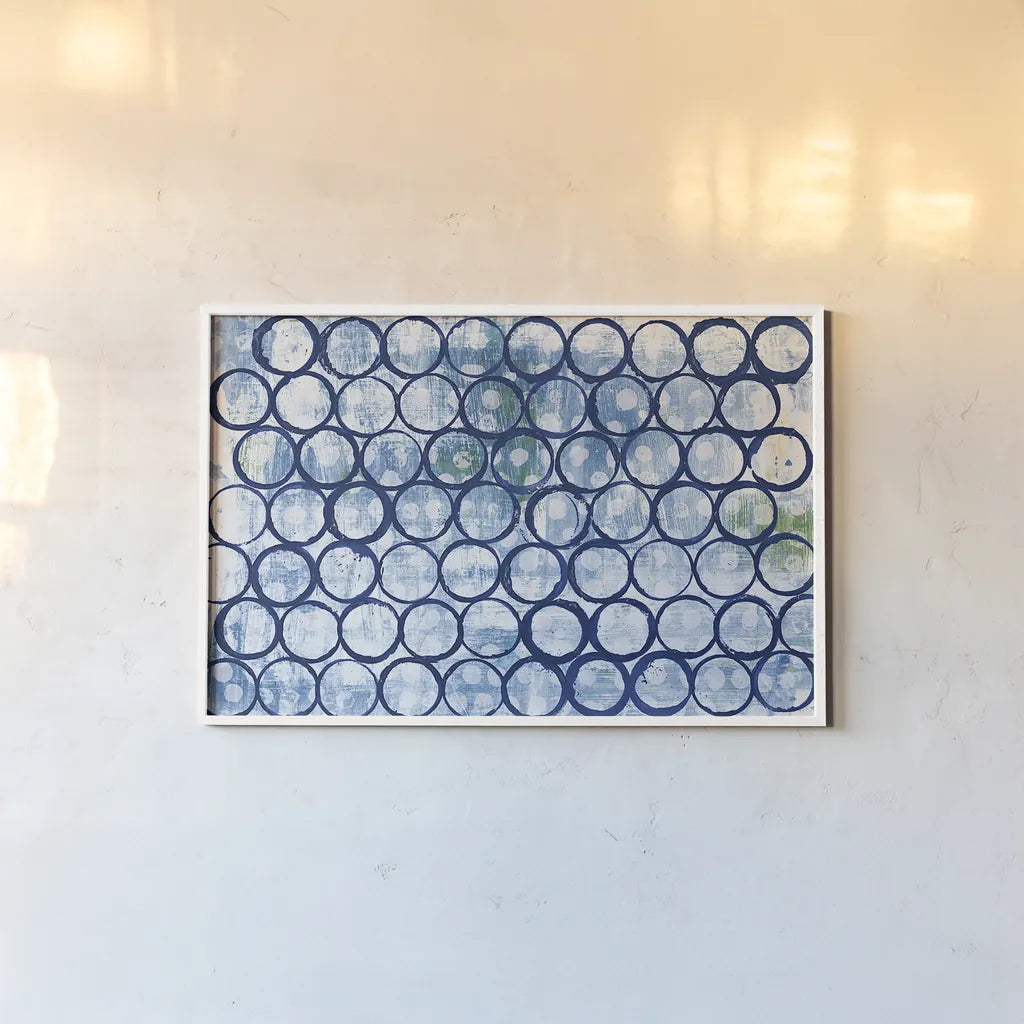 Eclipse I by Melissa Averinos. shown as a paper print in a white frame. Available as a archival giclee rolled canvas, fine art paper, or poster print. SKU 29237i.