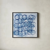Eclipse II by Melissa Averinos. Shown in a sleek black glass frame for a contemporary gallery look. Available as an archival giclee rolled canvas, fine art paper, or poster print. SKU 29238a.