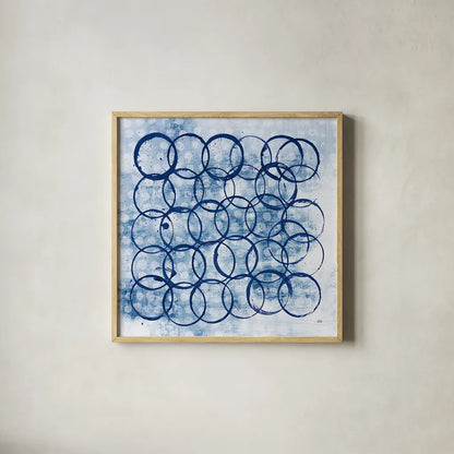 Eclipse II by Melissa Averinos. Shown in a natural wood glass frame for a timeless modern aesthetic. Available as an archival giclee rolled canvas, fine art paper, or poster print. SKU 29238a.