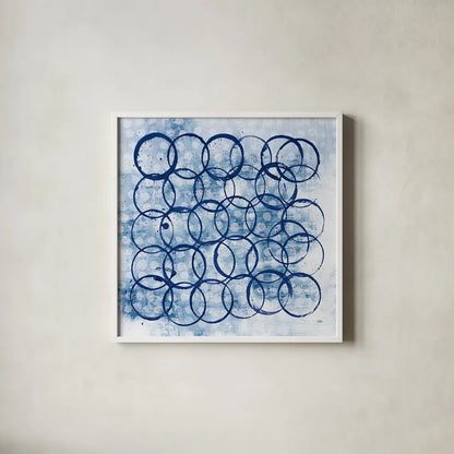 Eclipse II by Melissa Averinos. Shown in a crisp white glass frame for a clean and minimalist style. Available as an archival giclee rolled canvas, fine art paper, or poster print. SKU 29238a.