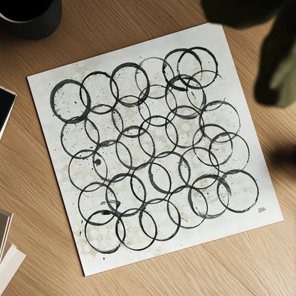 Eclipse II Neutral by Melissa Averinos. Shown as a detailed flat fine art print, highlighting archival giclee quality. Available as an archival giclee rolled canvas, fine art paper, or poster print. SKU 29240a.