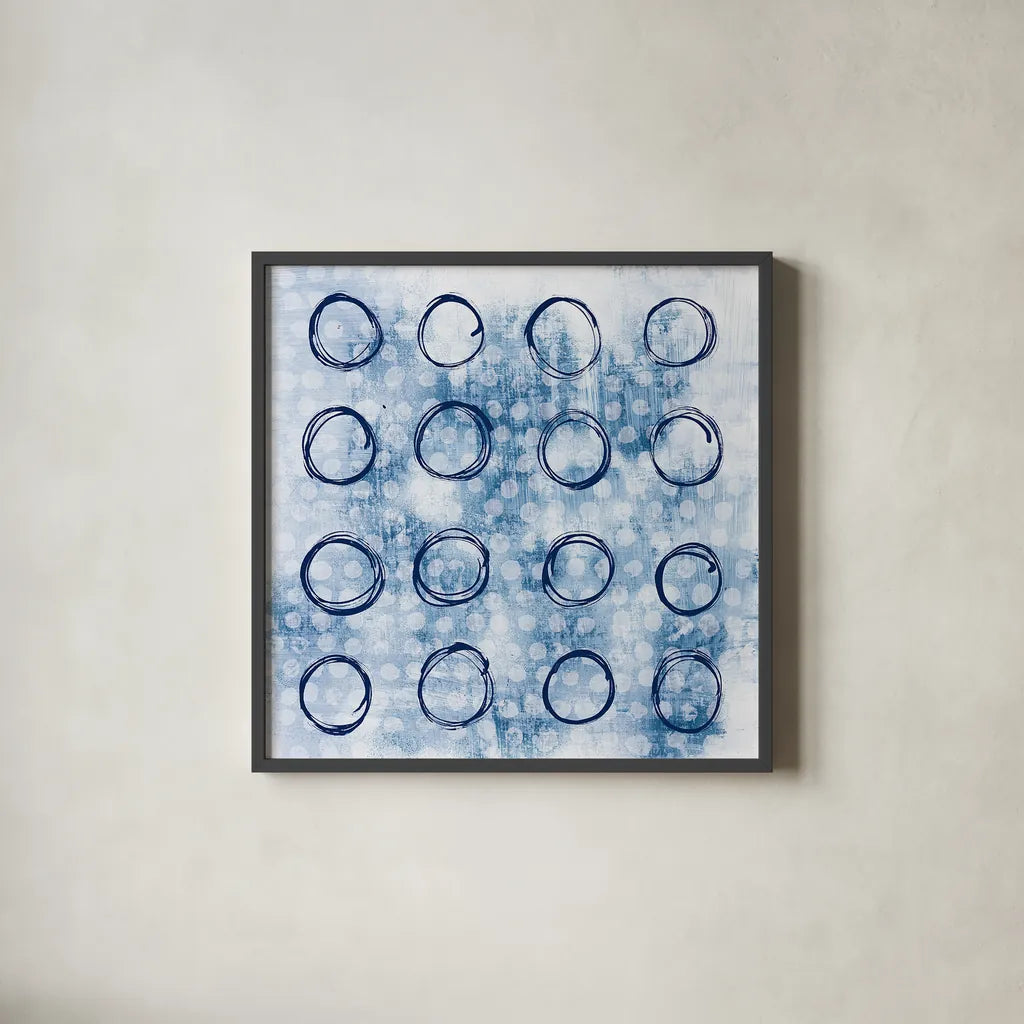 Eclipse III by Melissa Averinos. Shown in a sleek black glass frame for a contemporary gallery look. Available as an archival giclee rolled canvas, fine art paper, or poster print. SKU 29239a.