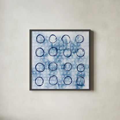 Eclipse III by Melissa Averinos. Shown in a sleek black glass frame for a contemporary gallery look. Available as an archival giclee rolled canvas, fine art paper, or poster print. SKU 29239a.