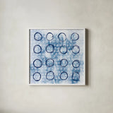 Eclipse III by Melissa Averinos. Shown in a crisp white glass frame for a clean and minimalist style. Available as an archival giclee rolled canvas, fine art paper, or poster print. SKU 29239a.