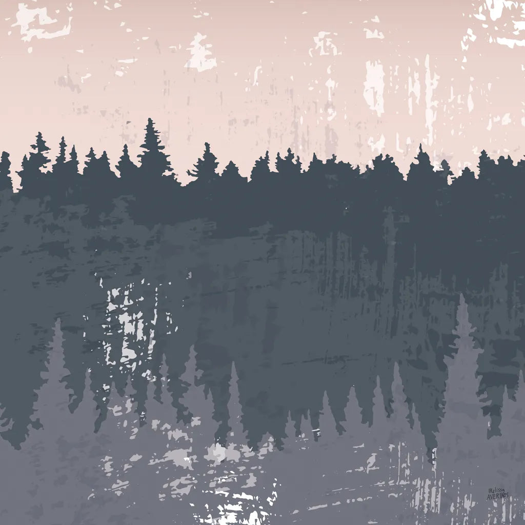 Evening Forest II by Melissa Averinos. SKU 57292a. Archival Giclee Fine art print for wall decor.