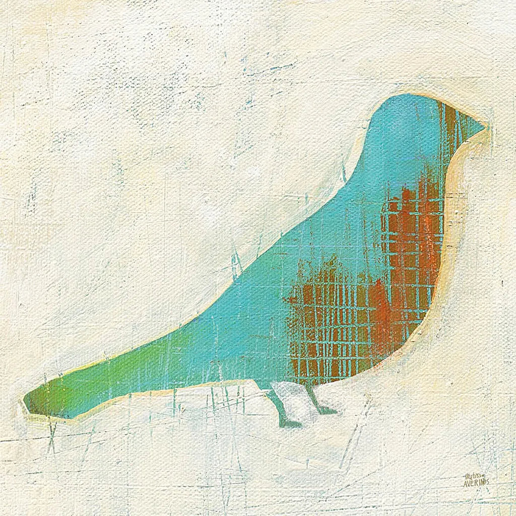 Flight Patterns Bird I by Melissa Averinos. SKU 25940a. Archival Giclee Fine art print for wall decor.
