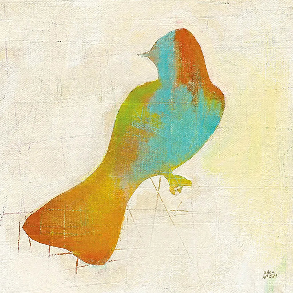 Flight Patterns Bird IV by Melissa Averinos. SKU 25943a. Archival Giclee Fine art print for wall decor.