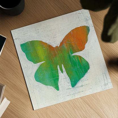 Flight Patterns Butterfly III by Melissa Averinos. Shown as a detailed flat fine art print, highlighting archival giclee quality. Available as an archival giclee rolled canvas, fine art paper, or poster print. SKU 25938a.