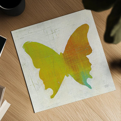 Flight Patterns Butterfly IV by Melissa Averinos. Shown as a detailed flat fine art print, highlighting archival giclee quality. Available as an archival giclee rolled canvas, fine art paper, or poster print. SKU 25939a.