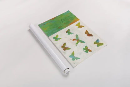 Flight Patterns II by Melissa Averinos. shown as a rolled paper print. Available as archival giclee rolled canvas, fine art paper, or poster print. SKU 25661i.