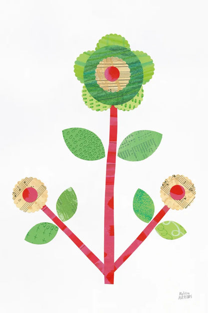 Flower Power I by Melissa Averinos. SKU 34028h. Archival Giclee Fine art print for wall decor.