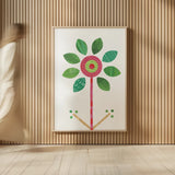Flower Power II by Melissa Averinos. shown as over sized large wall art. Available as an archival giclee rolled canvas, fine art paper, or poster print. SKU 34029h.