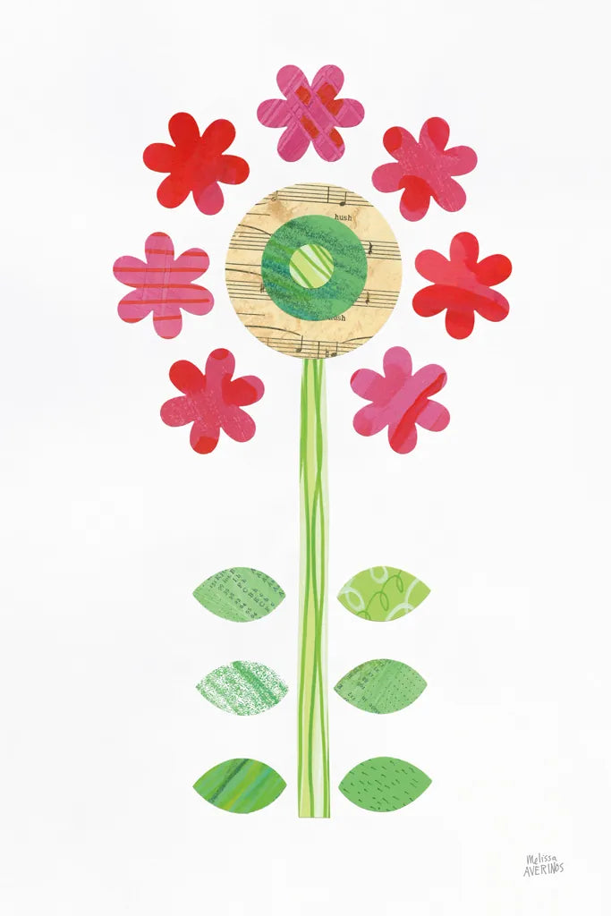 Flower Power III by Melissa Averinos. SKU 34030h. Archival Giclee Fine art print for wall decor.