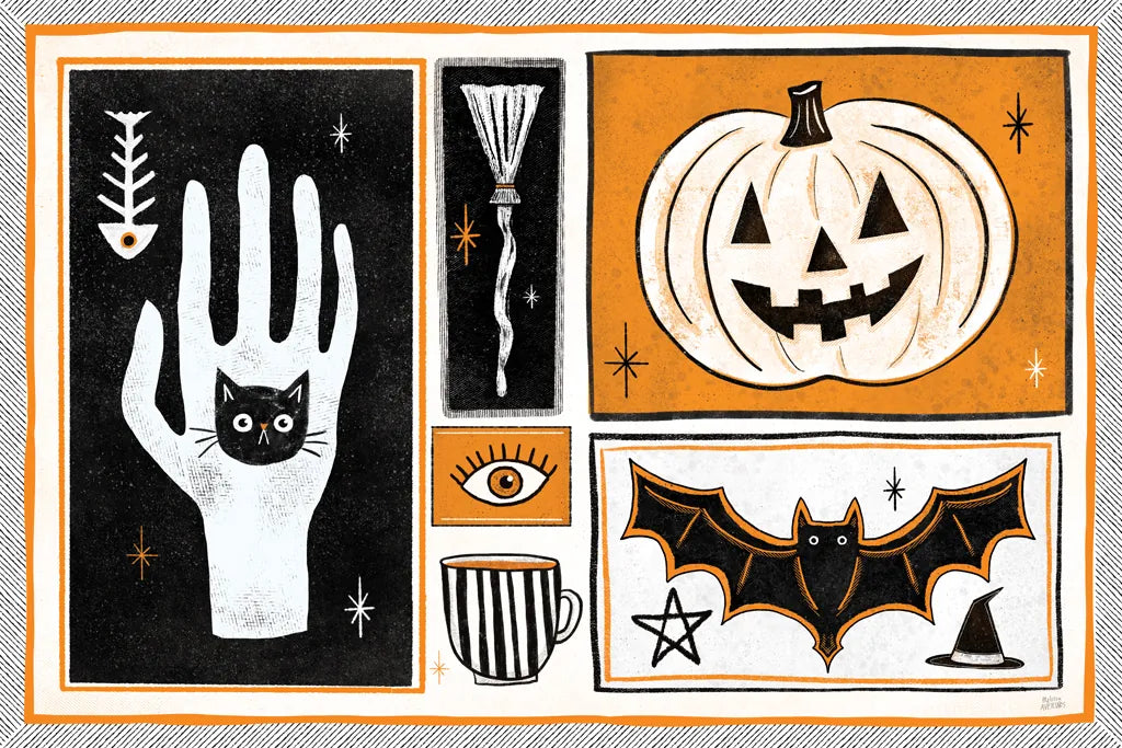 Frightfully Wicked I by Melissa Averinos. SKU 62789i. Archival Giclee Fine art print for wall decor.