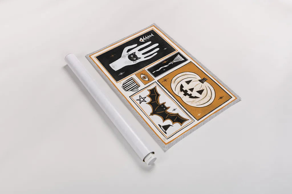 Frightfully Wicked I by Melissa Averinos. shown as a rolled paper print. Available as archival giclee rolled canvas, fine art paper, or poster print. SKU 62789i.