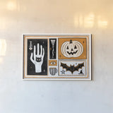 Frightfully Wicked I by Melissa Averinos. shown as a paper print in a white frame. Available as a archival giclee rolled canvas, fine art paper, or poster print. SKU 62789i.