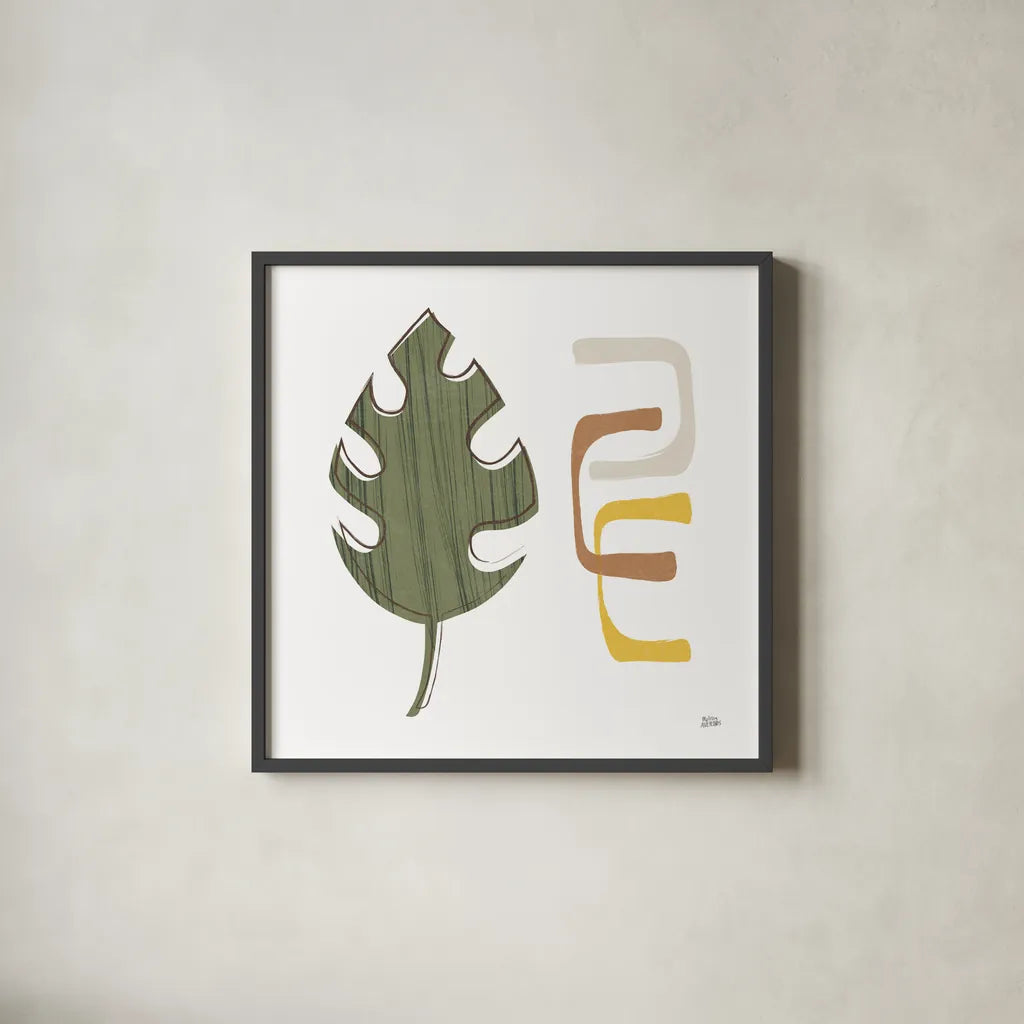 Good Nature I by Melissa Averinos. Shown in a sleek black glass frame for a contemporary gallery look. Available as an archival giclee rolled canvas, fine art paper, or poster print. SKU 57300a.
