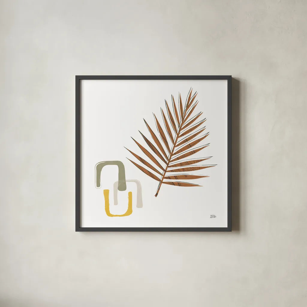 Good Nature II by Melissa Averinos. Shown in a sleek black glass frame for a contemporary gallery look. Available as an archival giclee rolled canvas, fine art paper, or poster print. SKU 57301a.