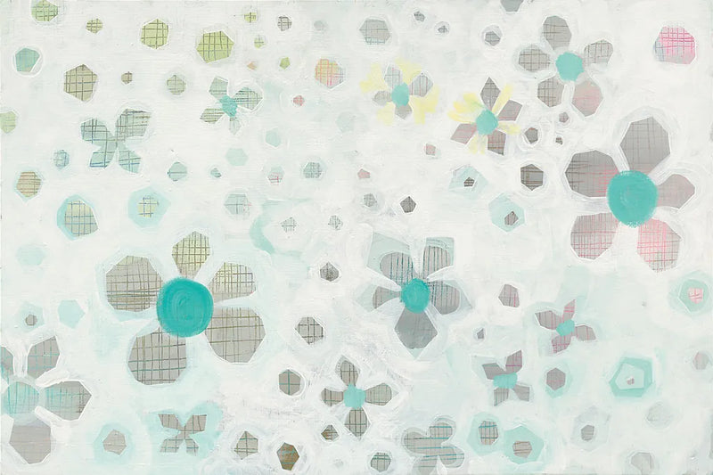 Graph Blooms by Melissa Averinos. SKU 25662i. Archival Giclee Fine art print for wall decor.