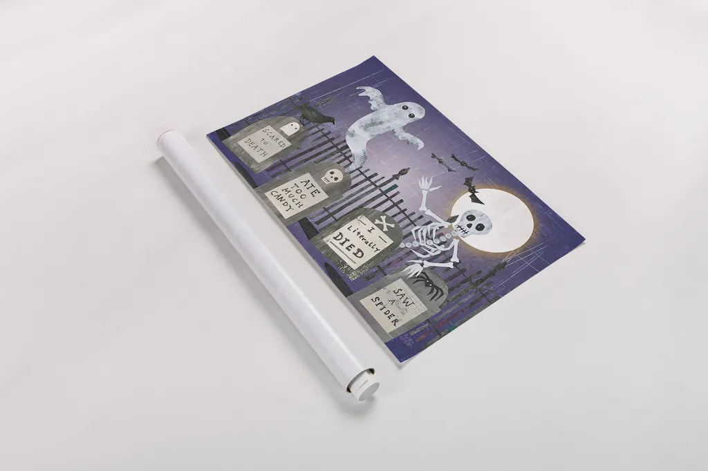 Gravetown V by Melissa Averinos. shown as a rolled paper print. Available as archival giclee rolled canvas, fine art paper, or poster print. SKU 37420i.