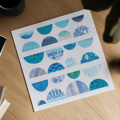 Half Moon Abstract II by Melissa Averinos. Shown as a detailed flat fine art print, highlighting archival giclee quality. Available as an archival giclee rolled canvas, fine art paper, or poster print. SKU 32876a.