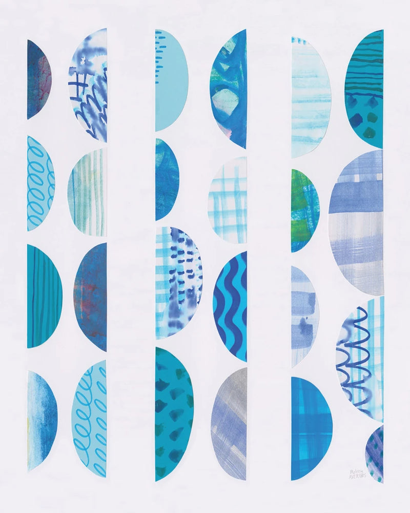 Half Moon Abstract II Vertical by Melissa Averinos