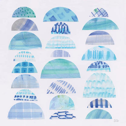 Half Moon Abstract III by Melissa Averinos. SKU 32877a. Archival Giclee Fine art print for wall decor.